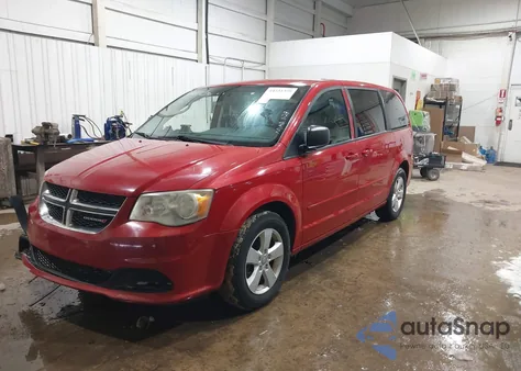 2013 Dodge Grand Caravan Se from USA, damaged, VIN 2C4RDGBGXDR516599